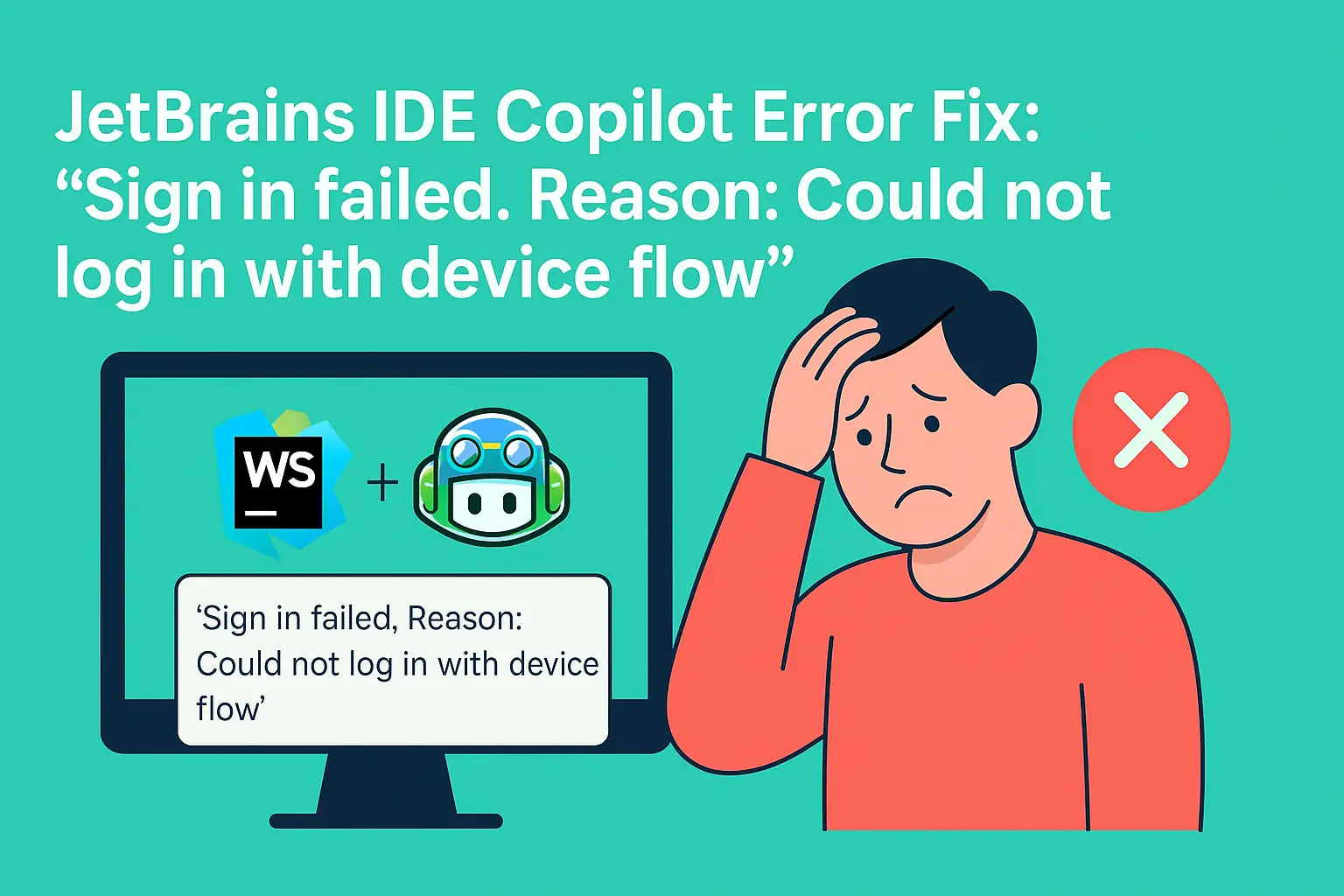 Error Message: "Sign in failed. Reason: Could not log in with device flow"