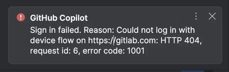 Read "Fixing WebStorm's Copilot Plugin Error Message: "Sign in failed. Reason: Could not log in with device flow"" The Copilot error message that popped up when I launched WebStorm